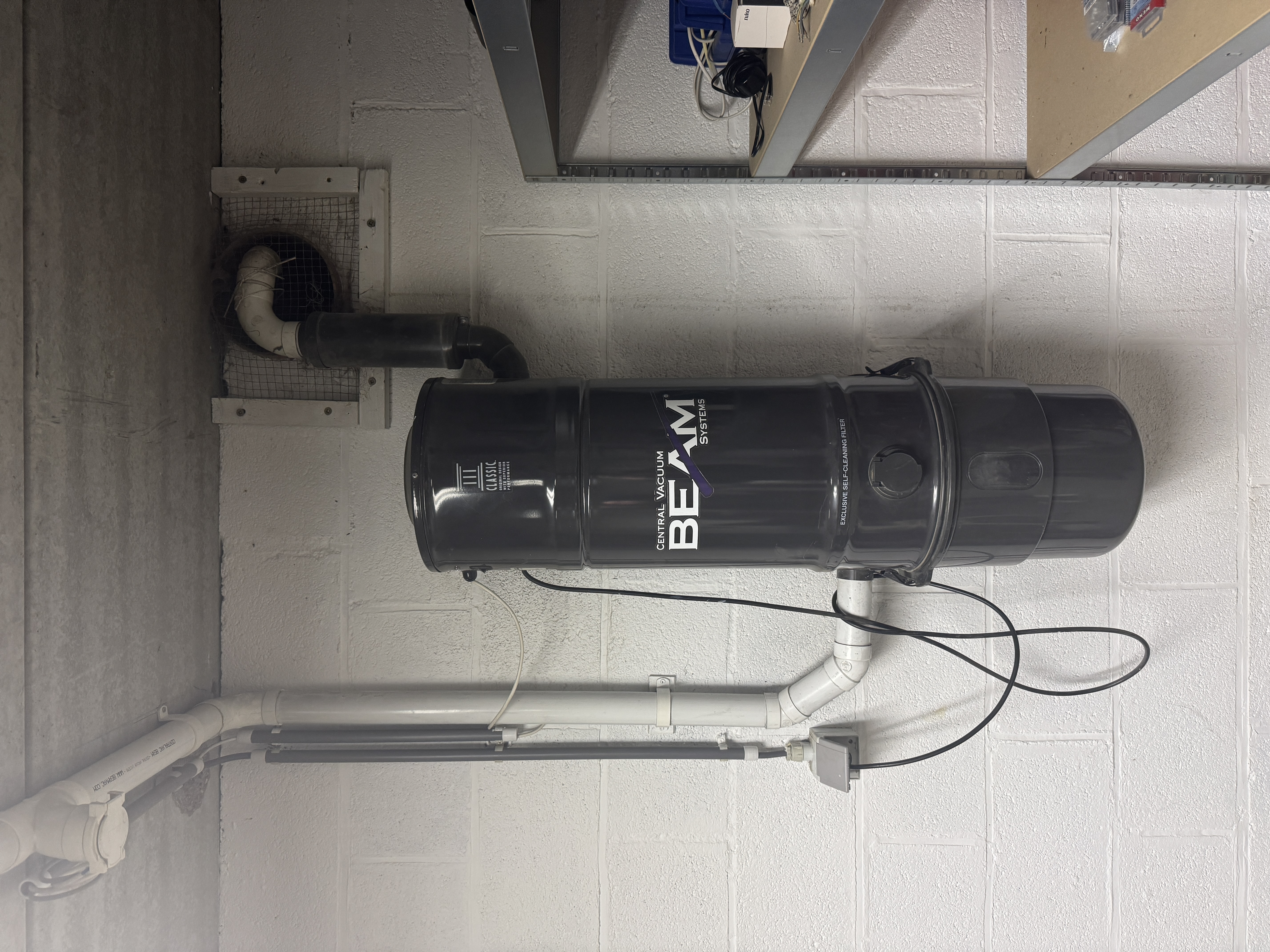 Centrale Beam — installation existante prise en charge par AspiWall