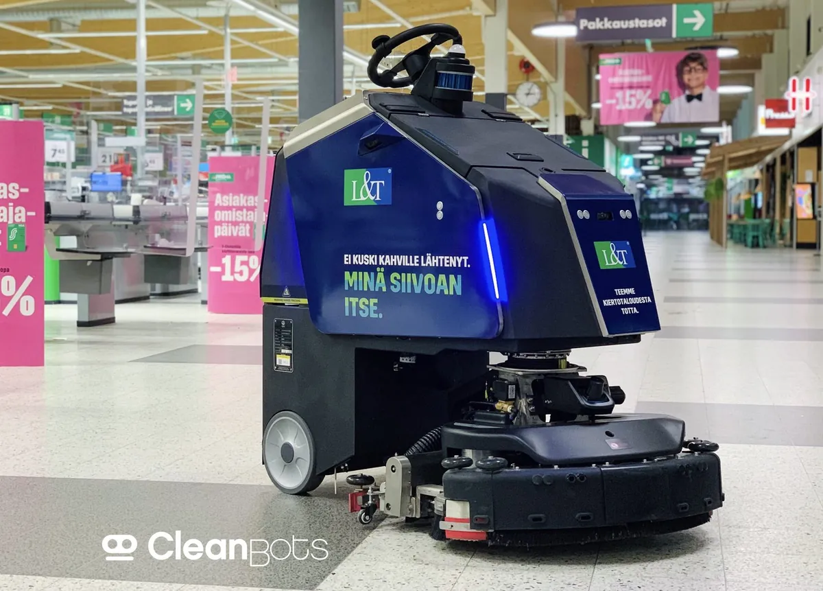 Robot de nettoyage professionnel Gausium Scrubber 75